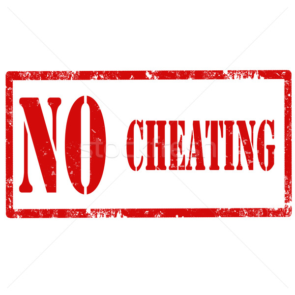 No Cheating-stamp Stock photo © carmen2011
