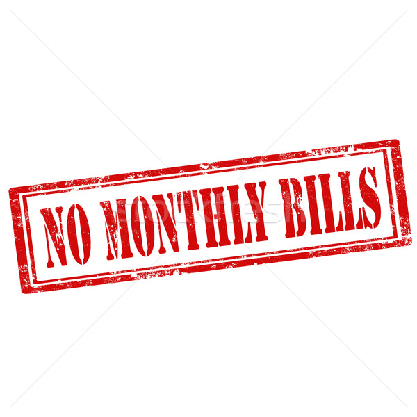 No Monthly Bills-stamp Stock photo © carmen2011