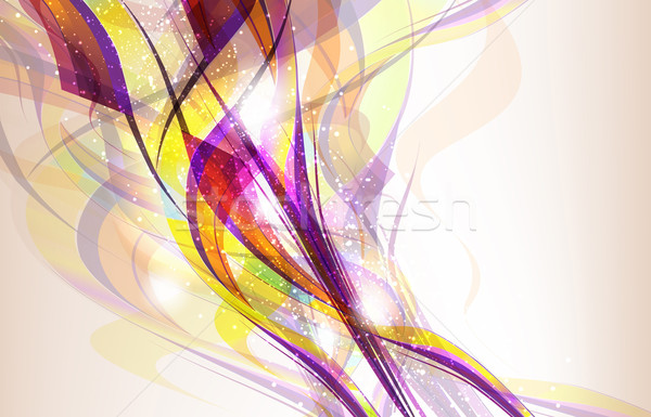 Abstract kleurrijk stroom eps 10 gebruikt Stockfoto © CarpathianPrince