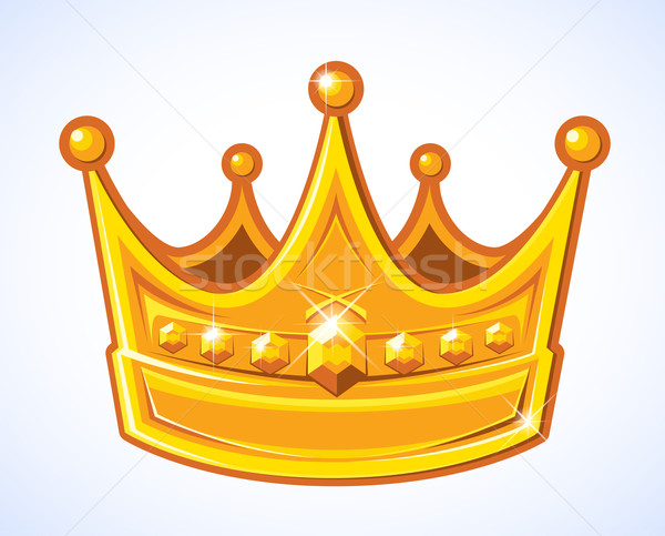 корона стилизованный металл ювелирные Сток-фото © CarpathianPrince