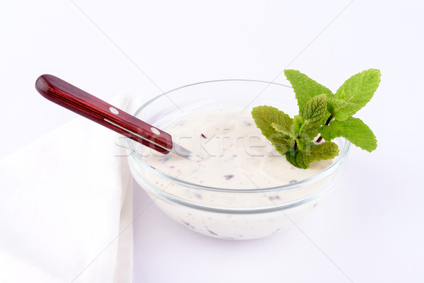 Natural yoghurt. Stock photo © Carpeira10