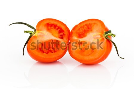 Rojo tomate frescos sombra aislado alimentos Foto stock © Carpeira10