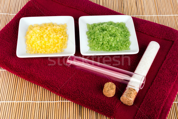 Background with bath salts. Stock photo © Carpeira10