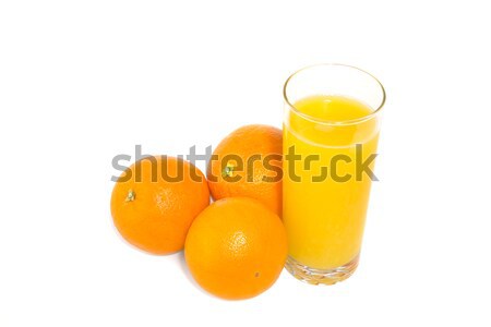 Fraîches orange verre jus alimentaire fruits [[stock_photo]] © Catuncia