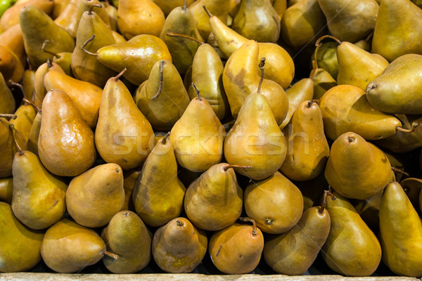 Pears in food store Stock photo © Catuncia