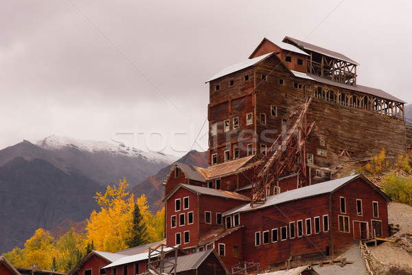 Stock photo: Wrangell St Elias Kennecott Mines Concentration Mill Alaska Wild