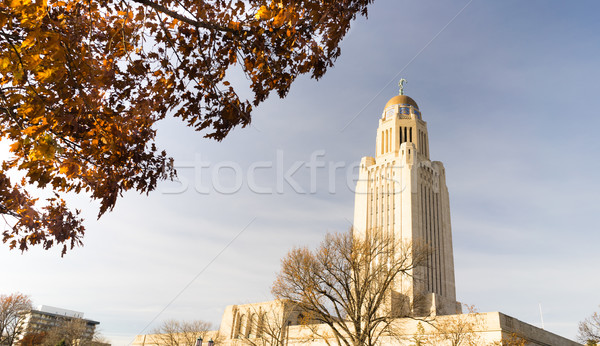 Lincoln Nebraska Capital Building Government Dome Architecture Stock photo © cboswell