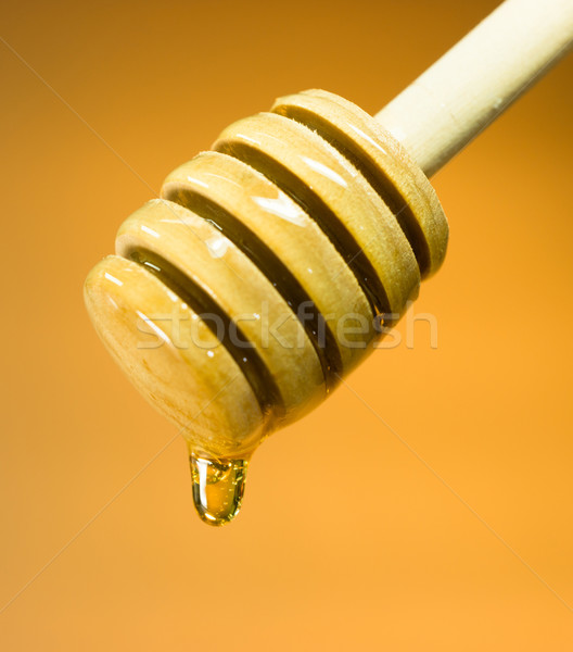 Honey Dripper Sweet Food Spreader Bee Sweet Food Stock photo © cboswell