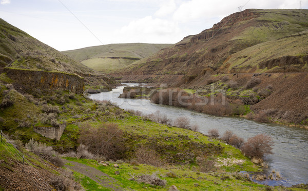 Profundo rio cênico corredor Oregon Foto stock © cboswell