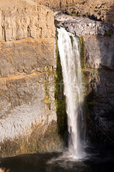 Palouse Falls Medium Flow Summertime State Park River Waterfall Stock photo © cboswell