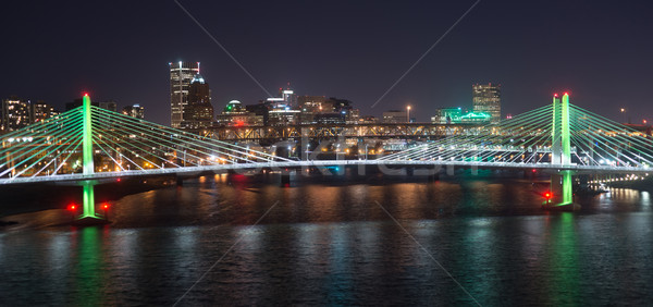 Tilikum Crossing Portland Oregon New Bridge Construction Willame Stock photo © cboswell