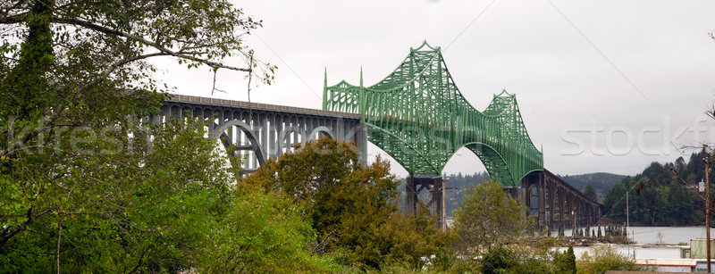 Yaquina Bay Bridge Highway 101 Newport Oregon United States Stock photo © cboswell