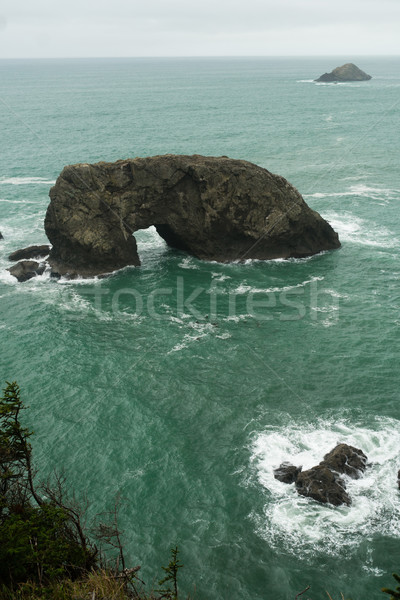 Stock fotó: ív · kő · óceán · Oregon · part · Egyesült · Államok