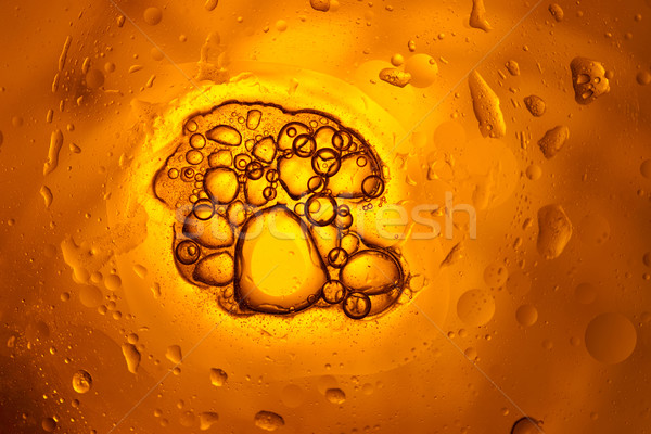 Warm Round Orange Tones Abstract Hortizontal Design Background C Stock photo © cboswell