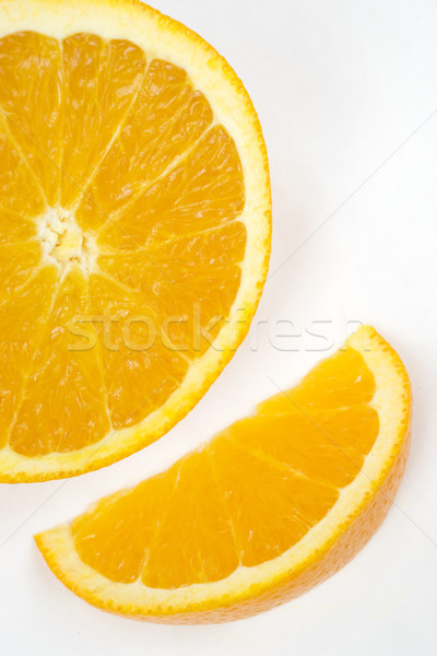 Half Citrus Orange Juicy Raw Food Fruit Ingredient Produce Stock photo © cboswell