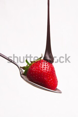 Chocolate Berries Stock photo © cboswell