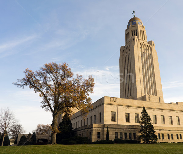 Lincoln Nebraska Capital Building Government Dome Architecture Stock photo © cboswell