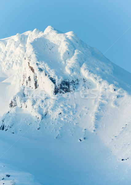 Wygaśnięcia kaskada narciarskie resort chmury Zdjęcia stock © cboswell