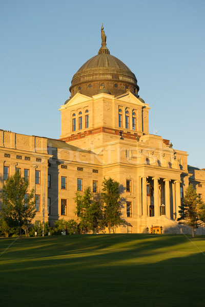 Sunrise Capital Dome Helena Montana State Building Stock photo © cboswell