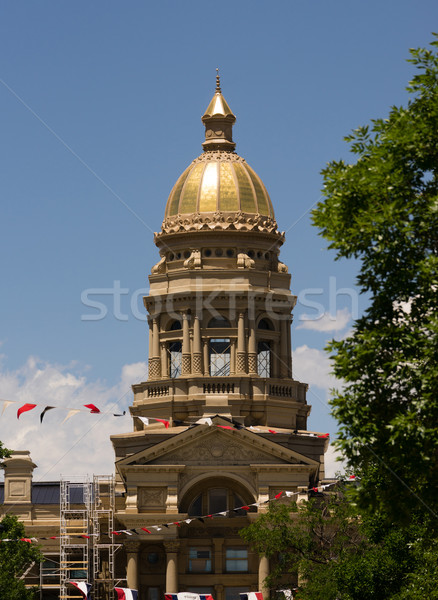 Cheyenne Wyoming Capital City Downtown Capitol Building Legislat Stock photo © cboswell