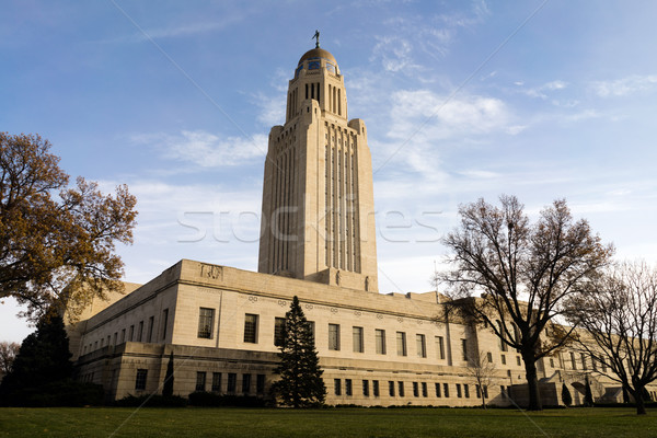 Lincoln Nebraska Capital Building Government Dome Architecture Stock photo © cboswell