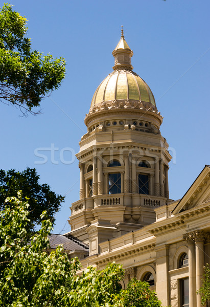 Cheyenne Wyoming Capital City Downtown Capitol Building Legislat Stock photo © cboswell