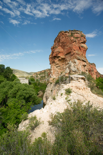 Ayres Natural Bridge Park Converse County Wyoming LaPrele Creek Stock photo © cboswell