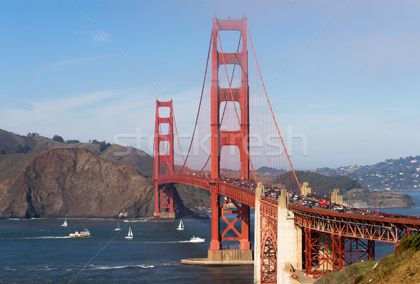 Golden Gate Bridge fort point San Francisco Californie golden gate [[stock_photo]] © cboswell