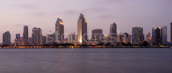 San Diego céu linha do horizonte água cidade mar Foto stock © cboswell