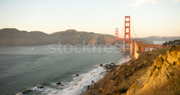 Golden Gate Bridge Fort Point San Francisco Bay California Stock photo © cboswell