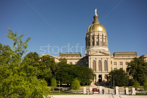 Atlanta Gruzja złota kopuła miasta architektury Zdjęcia stock © cboswell