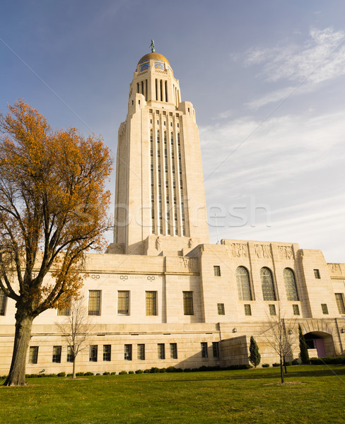 Lincoln Nebraska Capital Building Government Dome Architecture Stock photo © cboswell