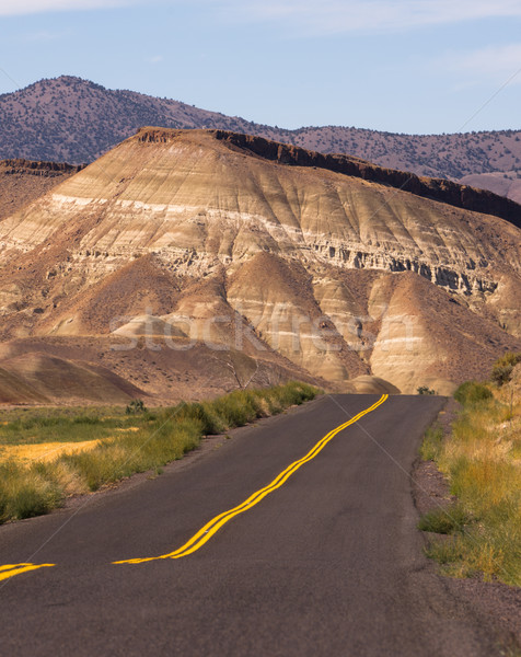 Painted Hills Fossil Beds Oregon State USA North America Stock photo © cboswell