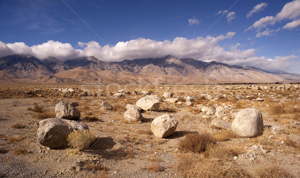 Mesquite Flat Cottonwood Mountains Death Valley Desert Landscape Stock photo © cboswell