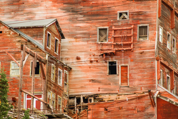 Stock photo: Wrangell St Elias Kennecott Mines Concentration Mill Alaska Wild