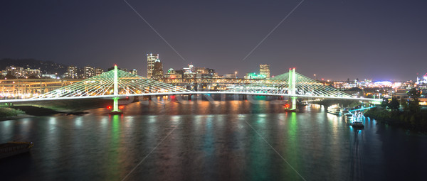 Tilikum Crossing Portland Oregon New Bridge Construction Willame Stock photo © cboswell