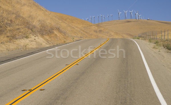 Wind Power Hill Stock photo © cboswell