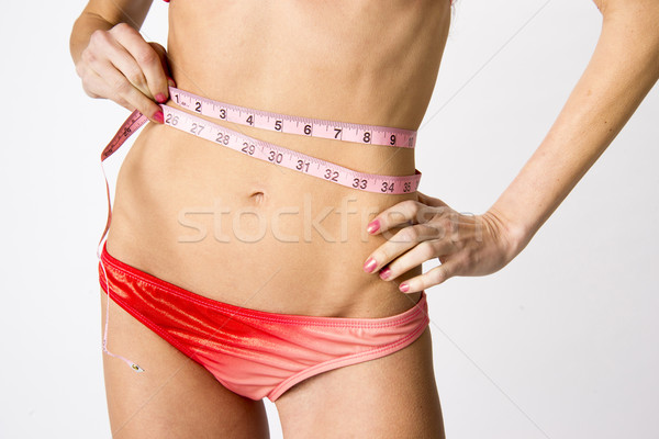 Mulher cintura feminino torso corpo biquíni Foto stock © cboswell