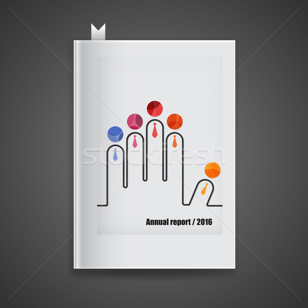 Cover Annual Report,2016. Modern Vector abstract brochure,report Stock photo © chatchai5172
