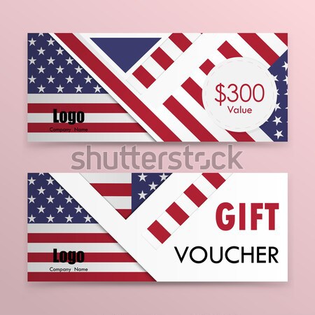 Voting concept.Businessman hand and voting paper with america pr Stock photo © chatchai5172