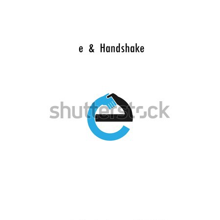 Creative E- letter icon abstract logo design vector template.Bus Stock photo © chatchai5172