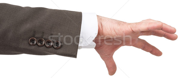 Mano caucásico masculina objeto aislado blanco Foto stock © cherezoff
