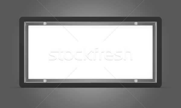 Lightbox On gradient gray Background Stock photo © cherezoff