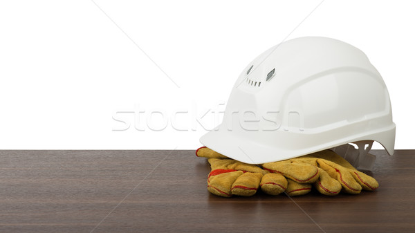 Plastic safety helmet Stock photo © cherezoff