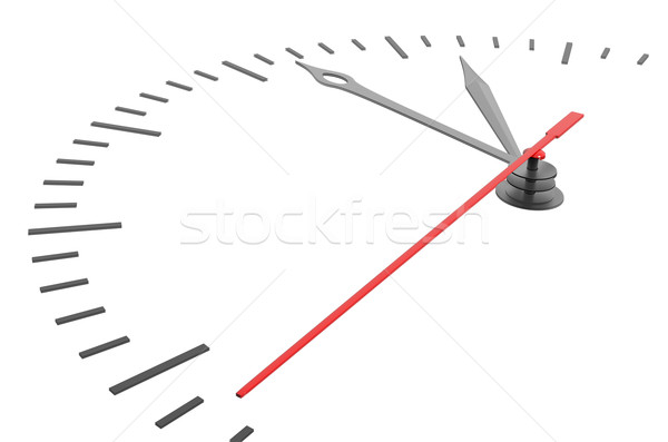 Uhr Zahlen isoliert 3D-Darstellung Business Hintergrund Stock foto © cherezoff