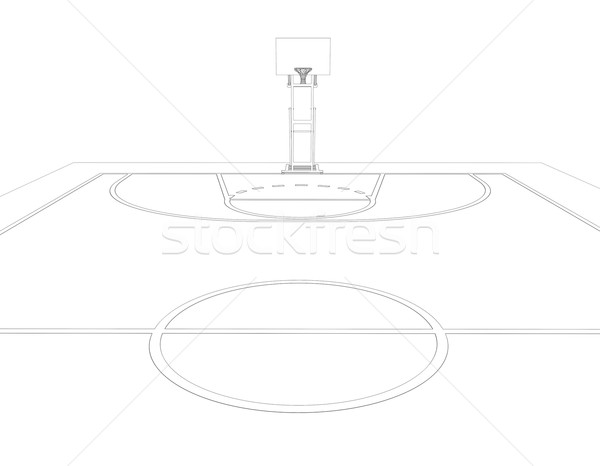 basketball court stock photos
