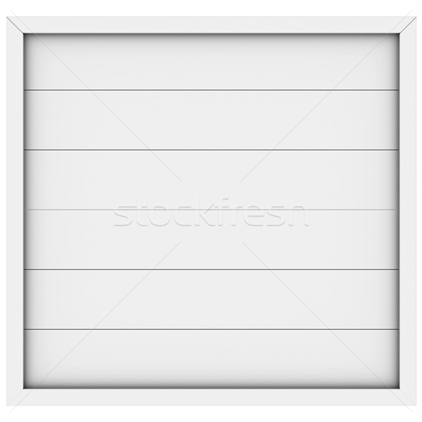 Witte billboard 3d render geïsoleerd textuur weg Stockfoto © cherezoff