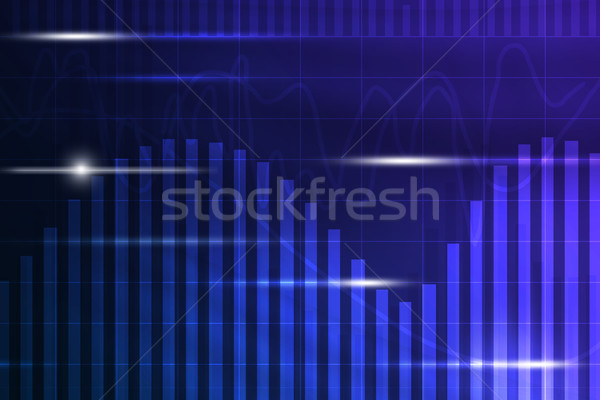 Abstract blue background  Stock photo © cherezoff