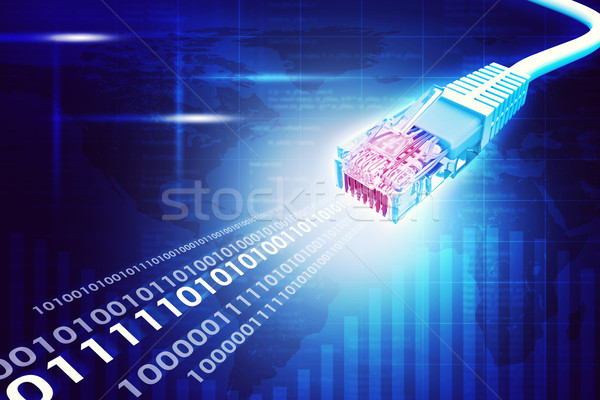 Colorful computer cable Stock photo © cherezoff
