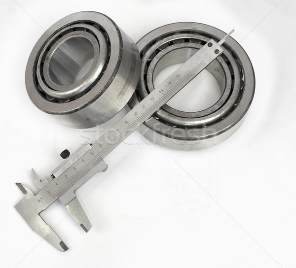 Slide caliper and two bearings Stock photo © cherezoff